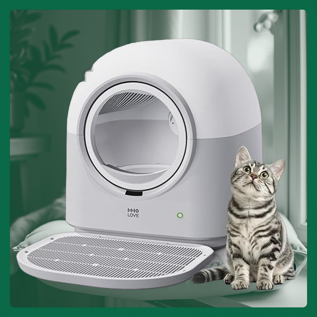 "An advanced automatic self-cleaning litter box featuring app control, deodorizer and waste management system"